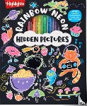 Highlights - Rainbow Neon Hidden Pictures: Rainbow Activity Book with Neon Markers and Over 40 Stickers, Fun Sticker Puzzle Book for Creative Kids Ages 6-12