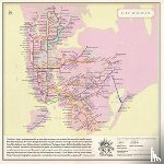 Solnit, Rebecca, Jelly-Schapiro, Joshua - City of Women New York City Subway Wall Map (20 x 20 Inches)
