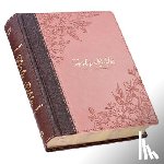 Christian Art Gifts - KJV Holy Bible, Note-Taking Bible, Faux Leather Hardcover - King James Version, Brown/Pink
