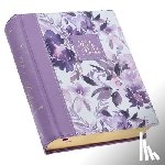 Christian Art Gifts - KJV Holy Bible, Note-Taking Bible, Faux Leather Hardcover - King James Version, Purple Floral Printed