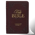 Christian Art Gifts - KJV Bible Mini Pocket (Faux Leather, Burgundy)