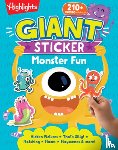 Highlights - Giant Sticker Monster Fun: Hours of Giant Sticker Fun for Young Puzzlers 3 and Up, Halloween Mazes, Puzzles and Activities in This 64-Page Monster Boo