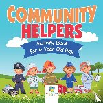 Educando Kids - Community Helpers Activity Book for 4 Year Old Boy