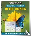 Publications International Ltd - Brain Games - Sticker by Number: In the Garden (Easy - Square Stickers): Create Beautiful Art with Easy to Use Sticker Fun!