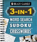 Publications International Ltd - Brain Games - 3-In-1: Word Search, Sudoku, Crosswords