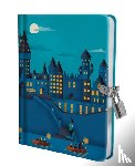 Insight Editions - Harry Potter: Hogwarts Castle at Night Lock and Key Diary