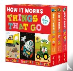 Hepworth, Amelia - How It Works: Things That Go 3-Book Boxed Set: Digger; Rocket; Tractor