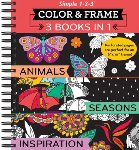 New Seasons - Color & Frame - 3 Books in 1 - Animals, Seasons, Inspiration (Adult Coloring Book)