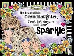 Toronto, Suzy - 2026 My Incredible Granddaughter, Don't Let Anyone Dull Your Sparkle
