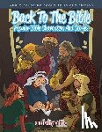 Activity Attic Books - Back To The Bible, Popular Bible Characters And Stories Adult Coloring Books Religious Edition