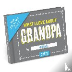  - Knock Knock What I Love about Grandpa Book Fill in the Love Fill-in-the-Blank Book & Gift Journal