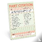 Knock Knock - Knock Knock Fart Citation Nifty Note (Pastel Version)