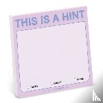 Knock Knock - Knock Knock This Is a Hint Sticky Note (Pastel Version)