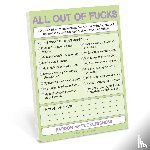 Knock Knock - Knock Knock All Out of Fucks Nifty Note (Pastel Version)
