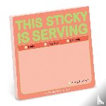 Knock Knock - Knock Knock This Sticky Is Serving Sticky Note (Pastel Version)