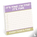 Knock Knock - Knock Knock It’s Fine Large Sticky Notes (4x4in)