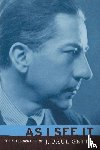 Getty, J Paul, J Getty - As I See It