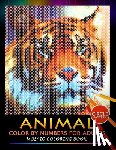 Nox Smith - Animal Color by Numbers for Adults: Mosaic Coloring Book Stress Relieving Design Puzzle Quest