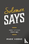 Horne, Mark - Solomon Says