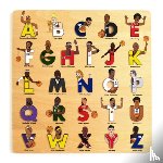 Feiner, Beck - Basketball Legends Wooden Alphabet Puzzle
