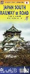  - Japan South Railway & Road Map 1:670 000