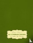 Blank Classic - Large 8.5 x 11 Dotted Bullet Journal (Moss Green #14) Hardcover - 245 Numbered Pages