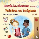 Books, Kidkiddos - Words in Pictures - My Day (English Spanish Bilingual Children's Book)