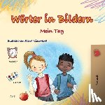 Books, Kidkiddos - Words in Pictures - My Day (German Children's Book)