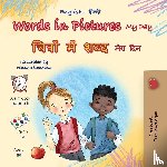 Books, Kidkiddos - Words in Pictures - My Day (English Hindi Bilingual Children's Book)