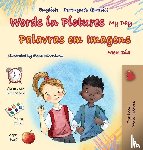 Books, Kidkiddos - Words in Pictures - My Day (English Portuguese Brazilian Bilingual Children's Book)