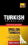 Taranov, Andrey - Turkish vocabulary for English speakers - 9000 words
