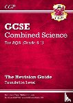 CGP Books - GCSE Combined Science AQA Revision Guide - Foundation includes Online Edition, Videos & Quizzes: for the 2025 and 2026 exams
