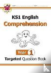 CGP Books - KS1 English Year 1 Reading Comprehension Targeted Question Book - Book 1 (with Answers)