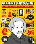 Books, Button - Great Lives in Graphics: Albert Einstein