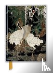 FLAME TREE STUDIO - Ashmolean: Cranes, Cycads and Wisteria by Nishimura So-zaemon XII (Foiled Journal)