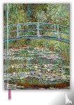 Flame Tree Studio - Claude Monet: Bridge over a Pond of Water Lilies (Blank Sketch Book)