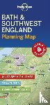 Lonely Planet - Lonely Planet Bath & Southwest England Planning Map