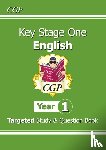 CGP Books - KS1 English Year 1 Targeted Study & Question Book