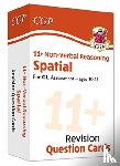 CGP Books - 11+ GL Revision Question Cards: Non-Verbal Reasoning Spatial - Ages 10-11