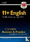 CGP Books - 11+ GL English Complete Revision and Practice - Ages 10-11 (with Online Edition): for the 2025 exams
