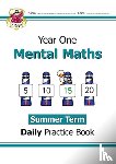 CGP Books - KS1 Mental Maths Year 1 Daily Practice Book: Summer Term