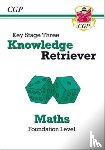 CGP Books - KS3 Maths Knowledge Retriever - Foundation