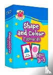 CGP Books - Shape & Colour Flashcards for Ages 3-5