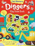 Elliot, Kit - Felt Stickers Diggers Play Scene Book
