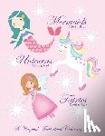 Books, Busy Hands - Unicorns Coloring Book Mermaids Coloring Book and Fairies Coloring Book A Magical Fantastical Coloring Book