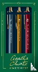 Chronicle Books - Agatha Christie Pen Set: 3 Ballpoint Pens