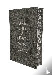 Chronicle Books - Charcoal Canvas One Line a Day