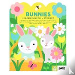 Petit Collage - Bunnies Coloring Book + Stickers