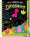 Isaacs, Connie - Neon Scratch Art Dinosaurs