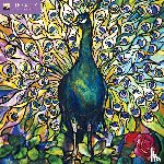 Flame, Tree - Tiffany Wall Calendar 2024 (Art Calendar)